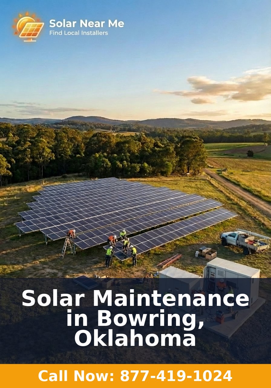 Solar Maintenance in Bowring, Oklahoma