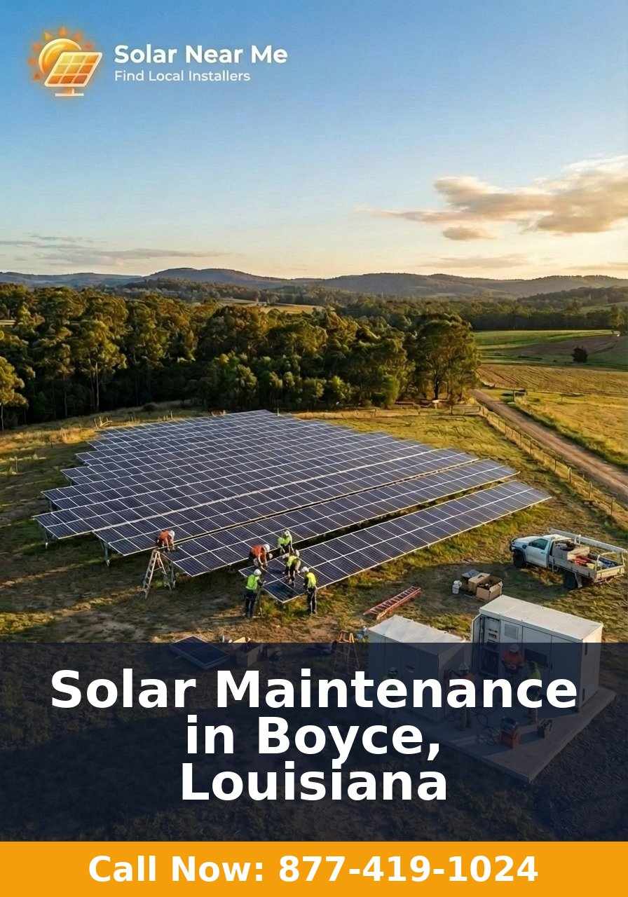 Solar Maintenance in Boyce, Louisiana