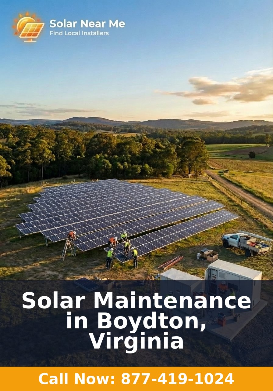 Solar Maintenance in Boydton, Virginia