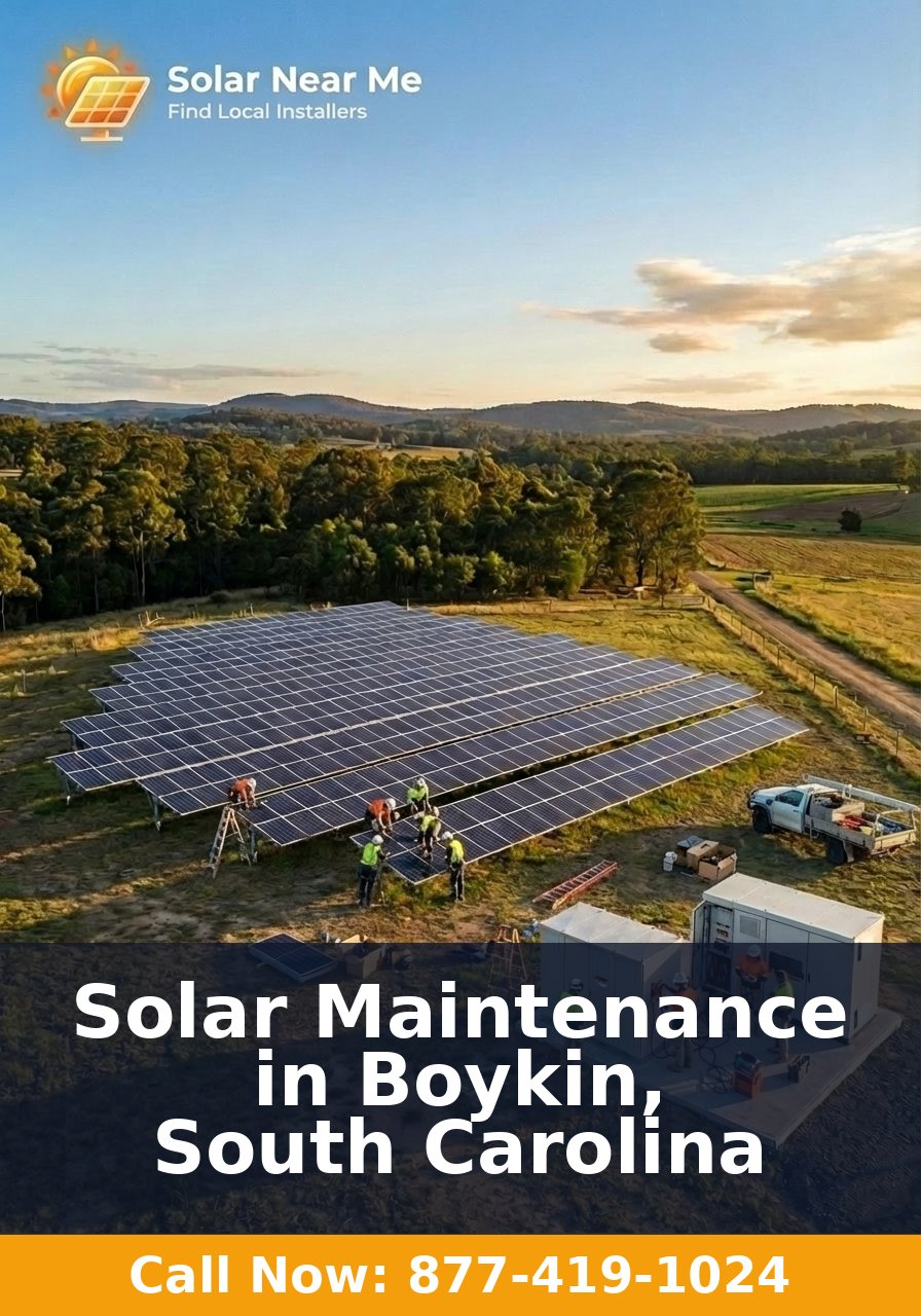 Solar Maintenance in Boykin, South Carolina