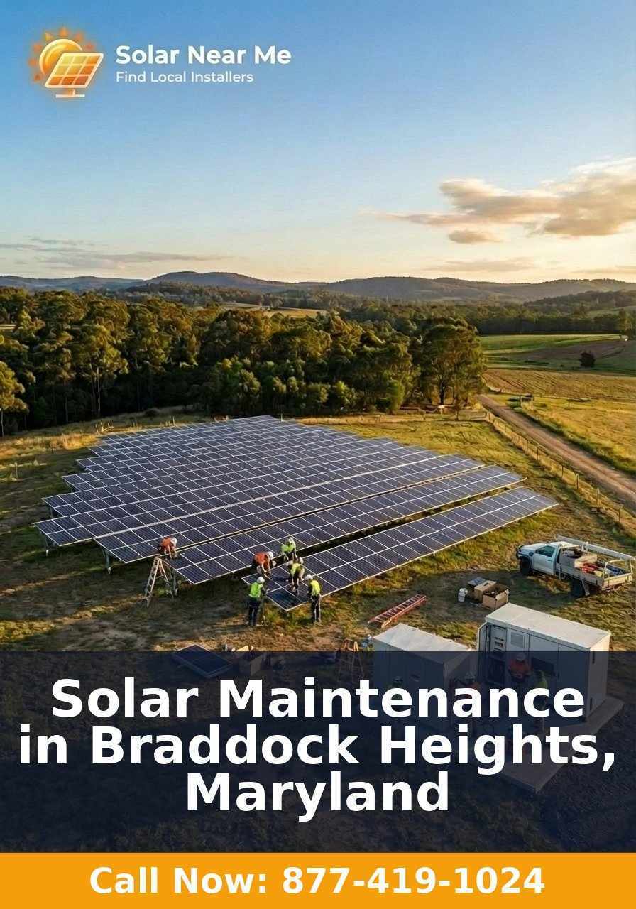 Solar Maintenance in Braddock Heights, Maryland