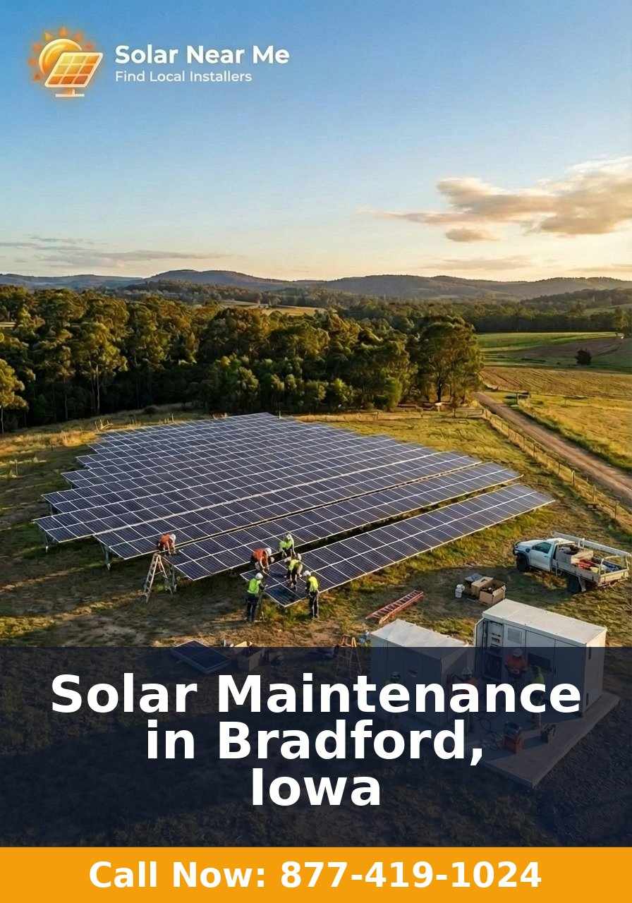 Solar Maintenance in Bradford, Iowa