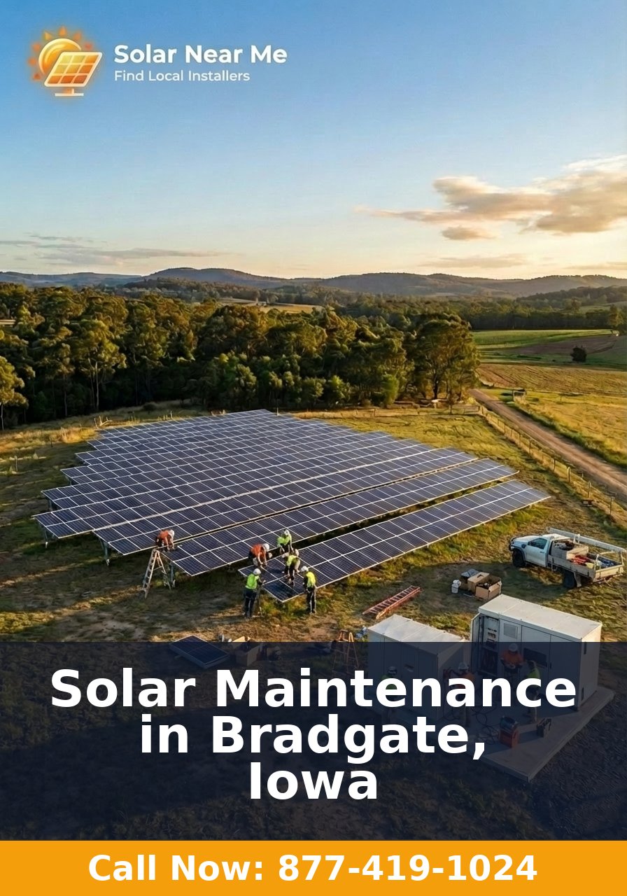 Solar Maintenance in Bradgate, Iowa