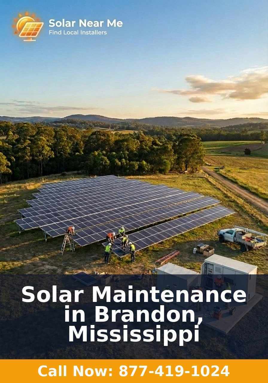 Solar Maintenance in Brandon, Mississippi