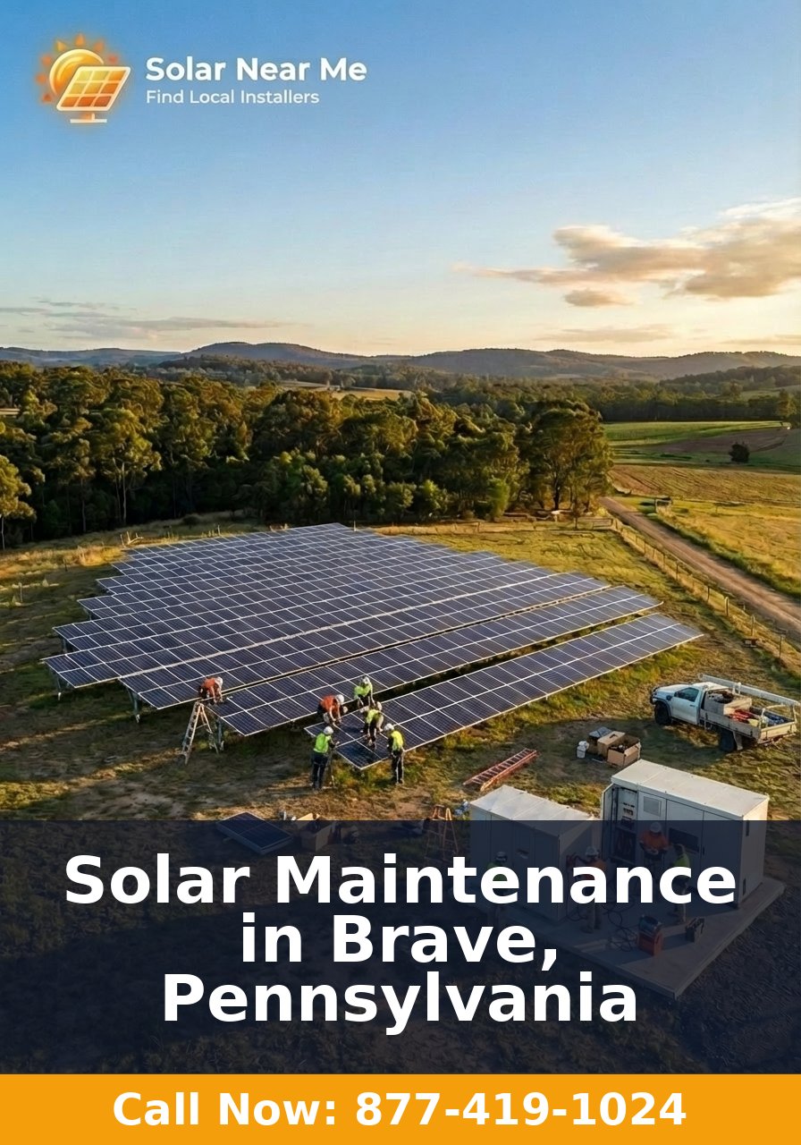 Solar Maintenance in Brave, Pennsylvania