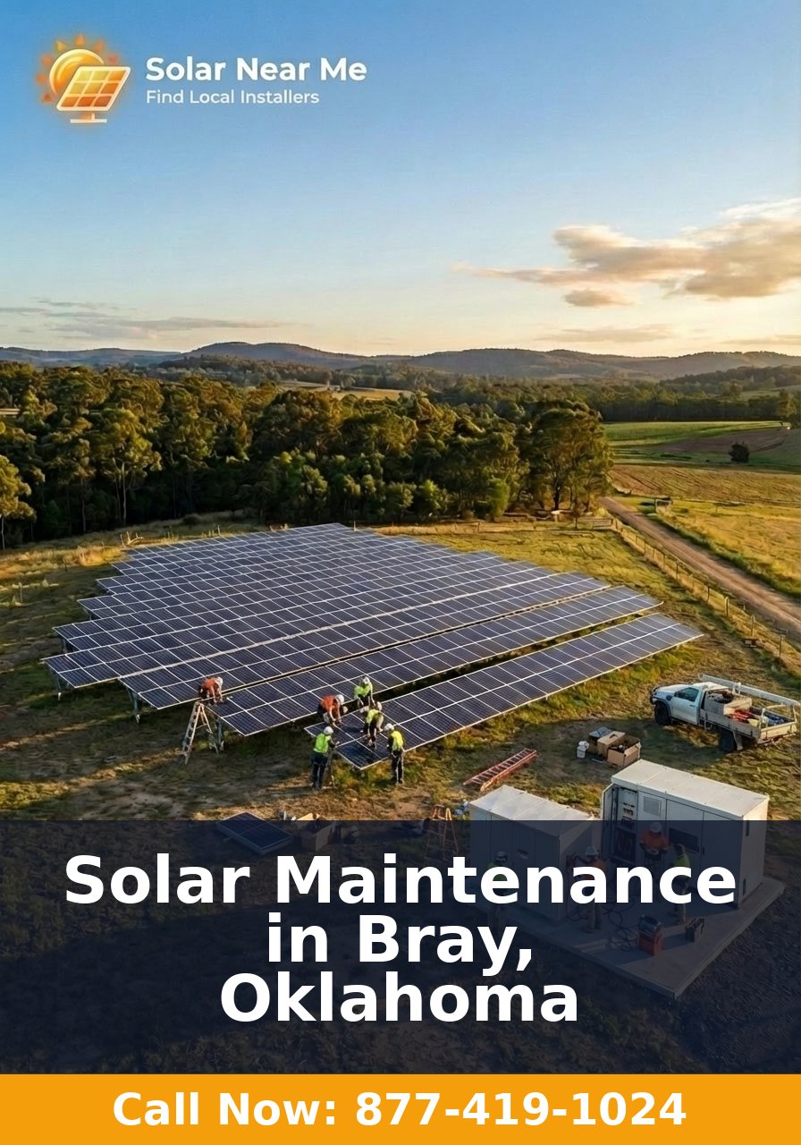 Solar Maintenance in Bray, Oklahoma