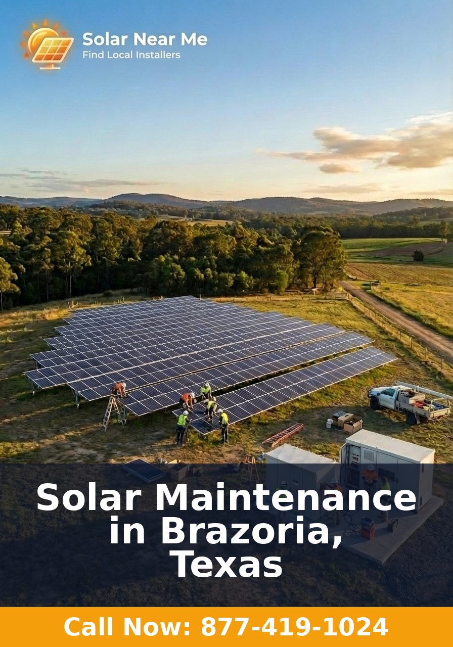 Solar Maintenance in Brazoria, Texas