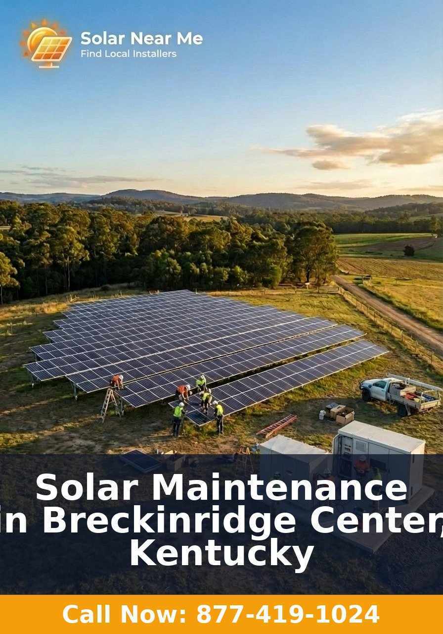 Solar Maintenance in Breckinridge Center, Kentucky