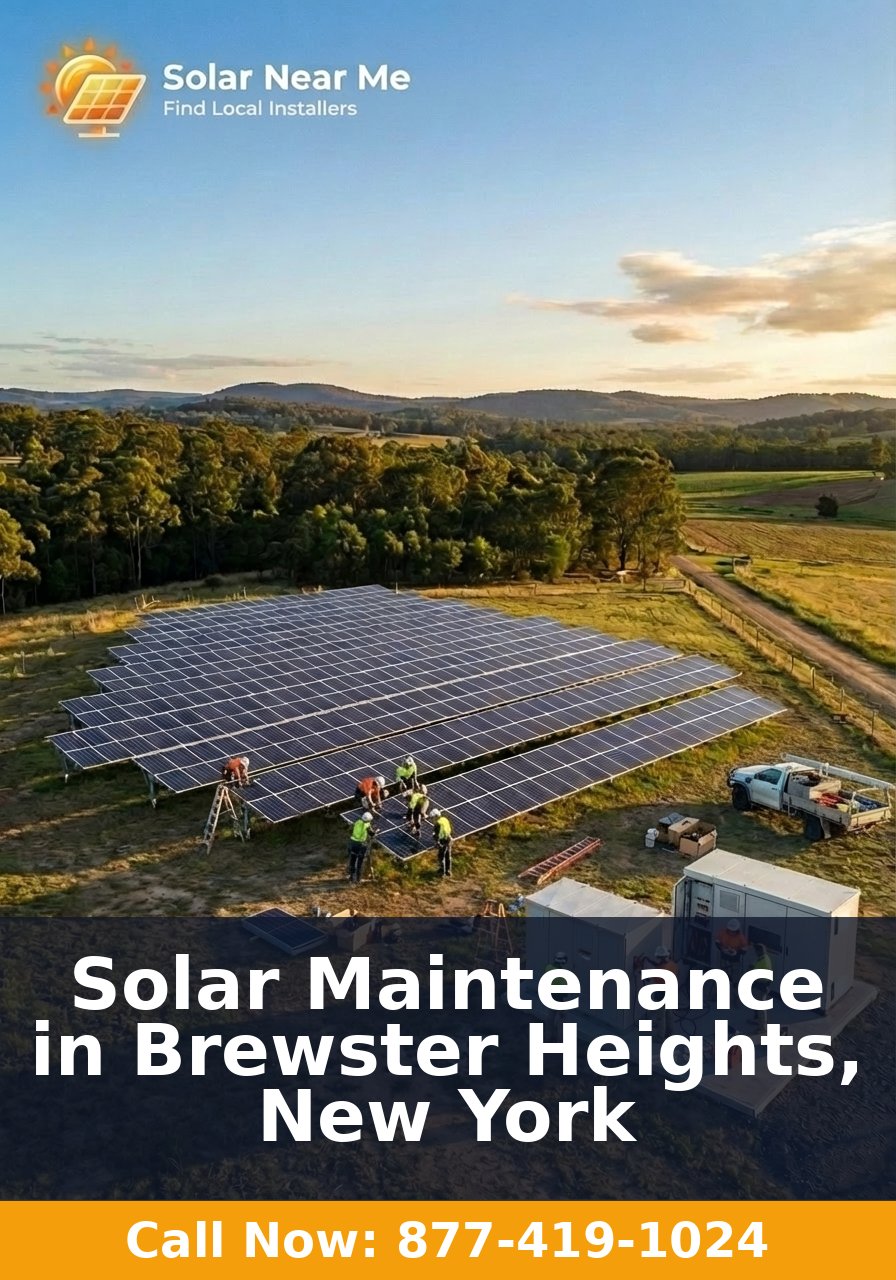 Solar Maintenance in Brewster Heights, New York