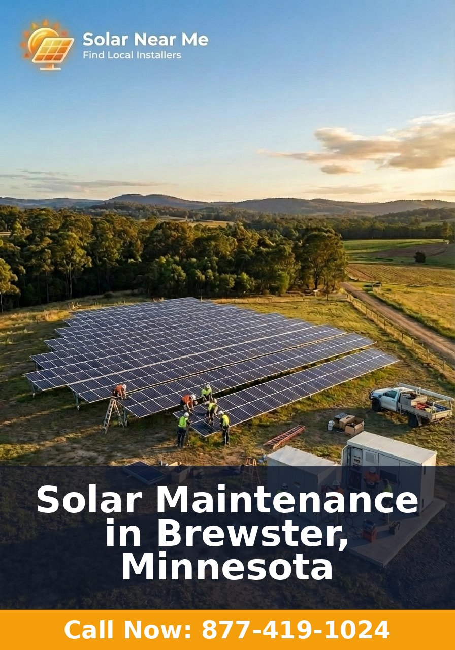 Solar Maintenance in Brewster, Minnesota