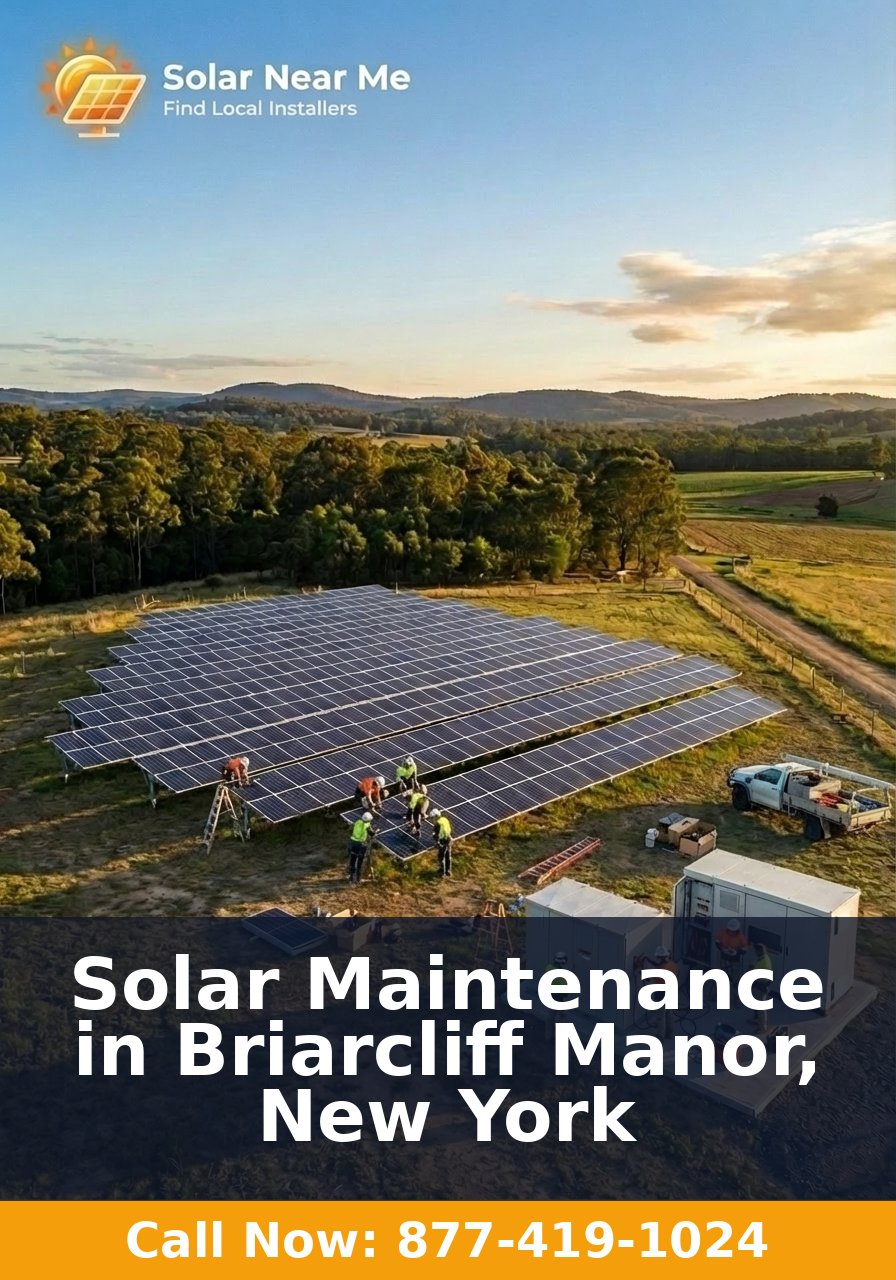 Solar Maintenance in Briarcliff Manor, New York