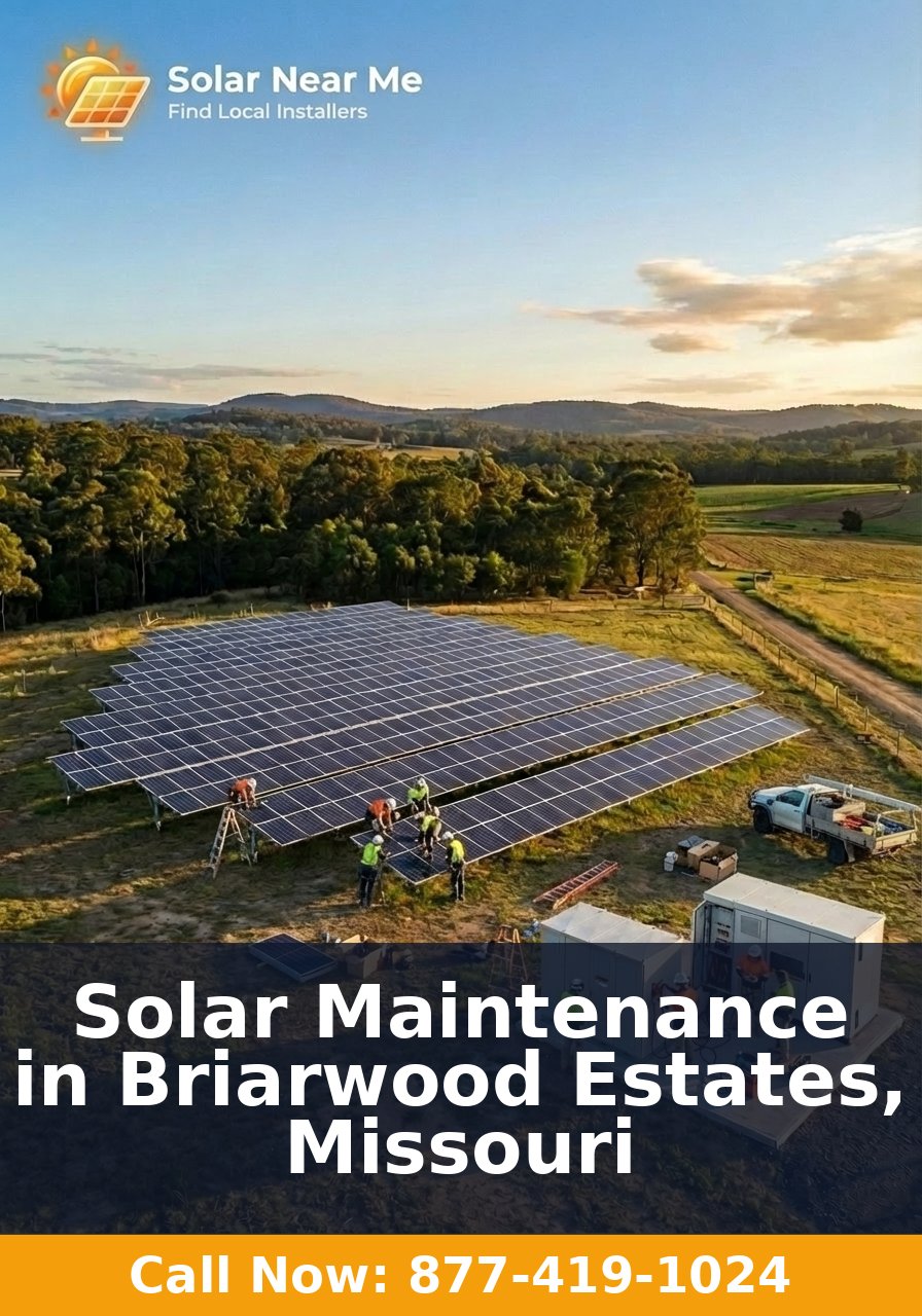 Solar Maintenance in Briarwood Estates, Missouri