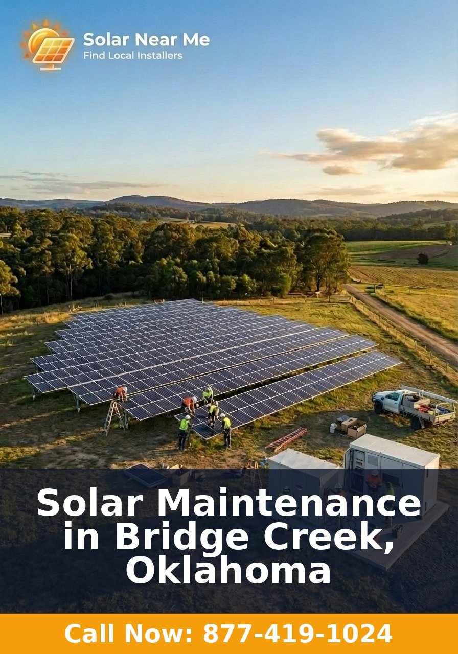 Solar Maintenance in Bridge Creek, Oklahoma