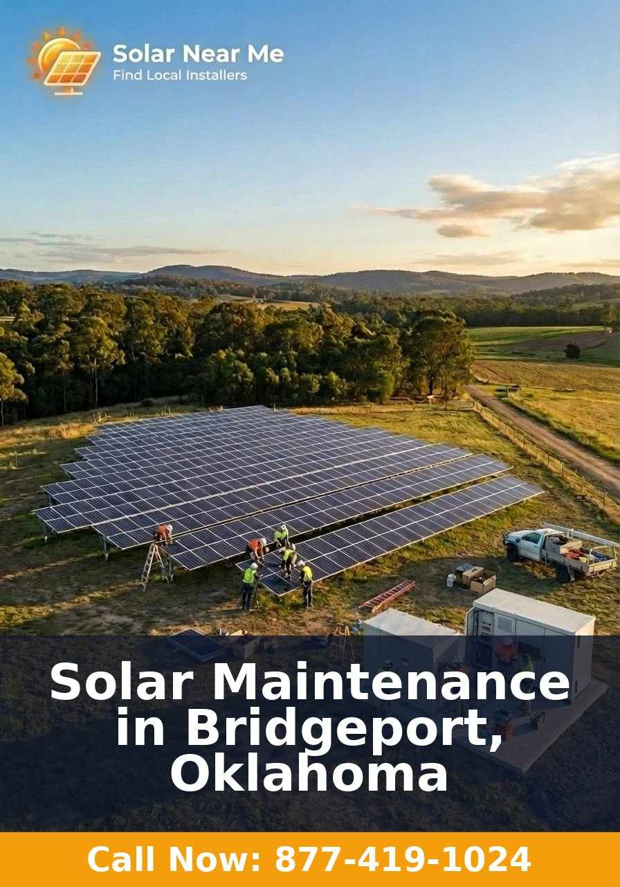 Solar Maintenance in Bridgeport, Oklahoma