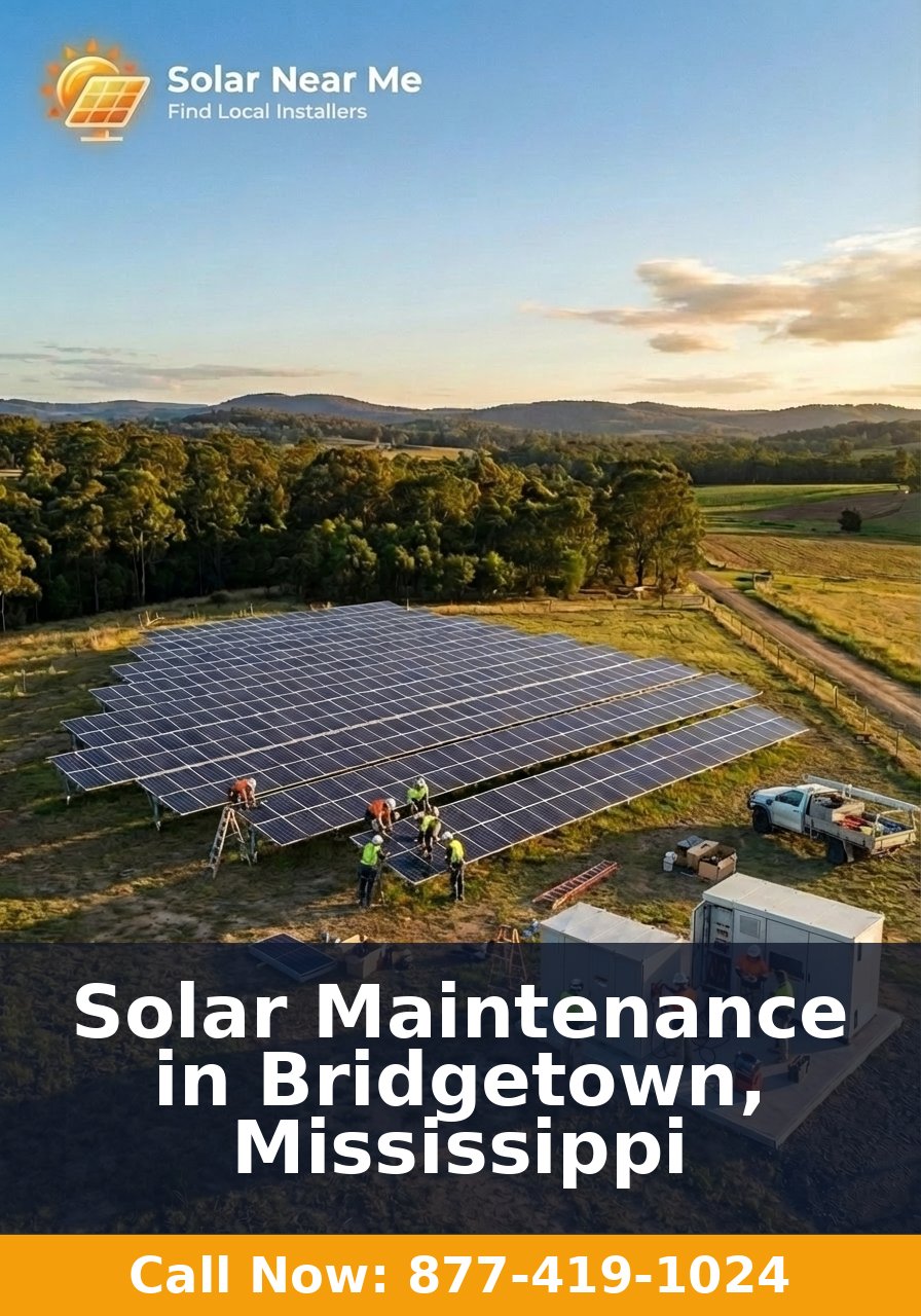 Solar Maintenance in Bridgetown, Mississippi
