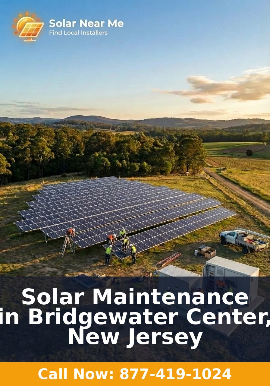 Solar Maintenance in Bridgewater Center, New Jersey