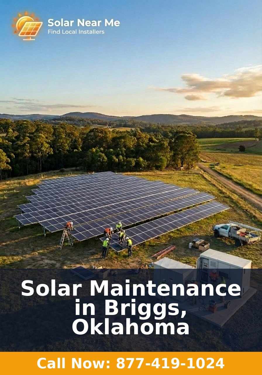 Solar Maintenance in Briggs, Oklahoma