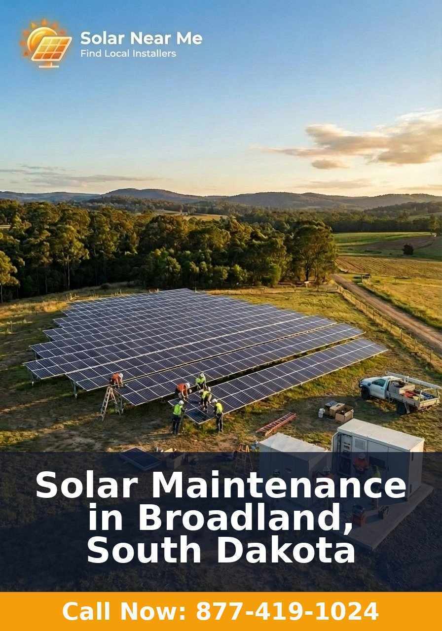 Solar Maintenance in Broadland, South Dakota