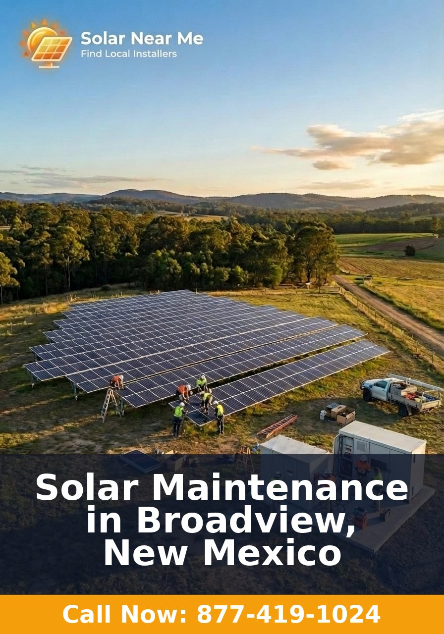 Solar Maintenance in Broadview, New Mexico