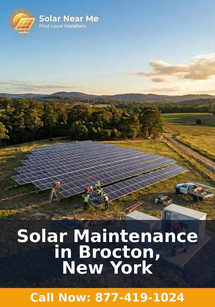 Solar Maintenance in Brocton, New York