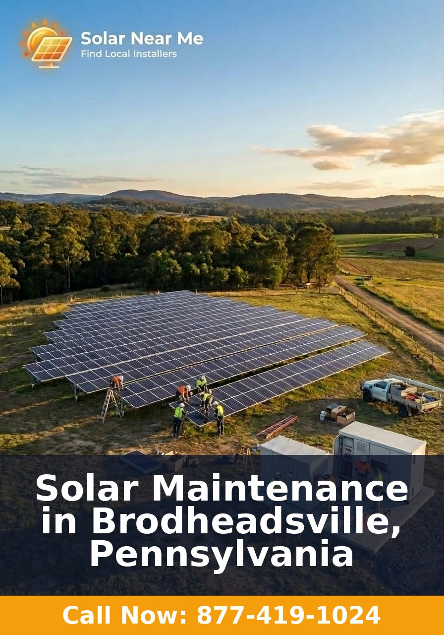 Solar Maintenance in Brodheadsville, Pennsylvania