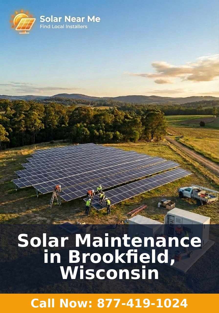 Solar Maintenance in Brookfield, Wisconsin