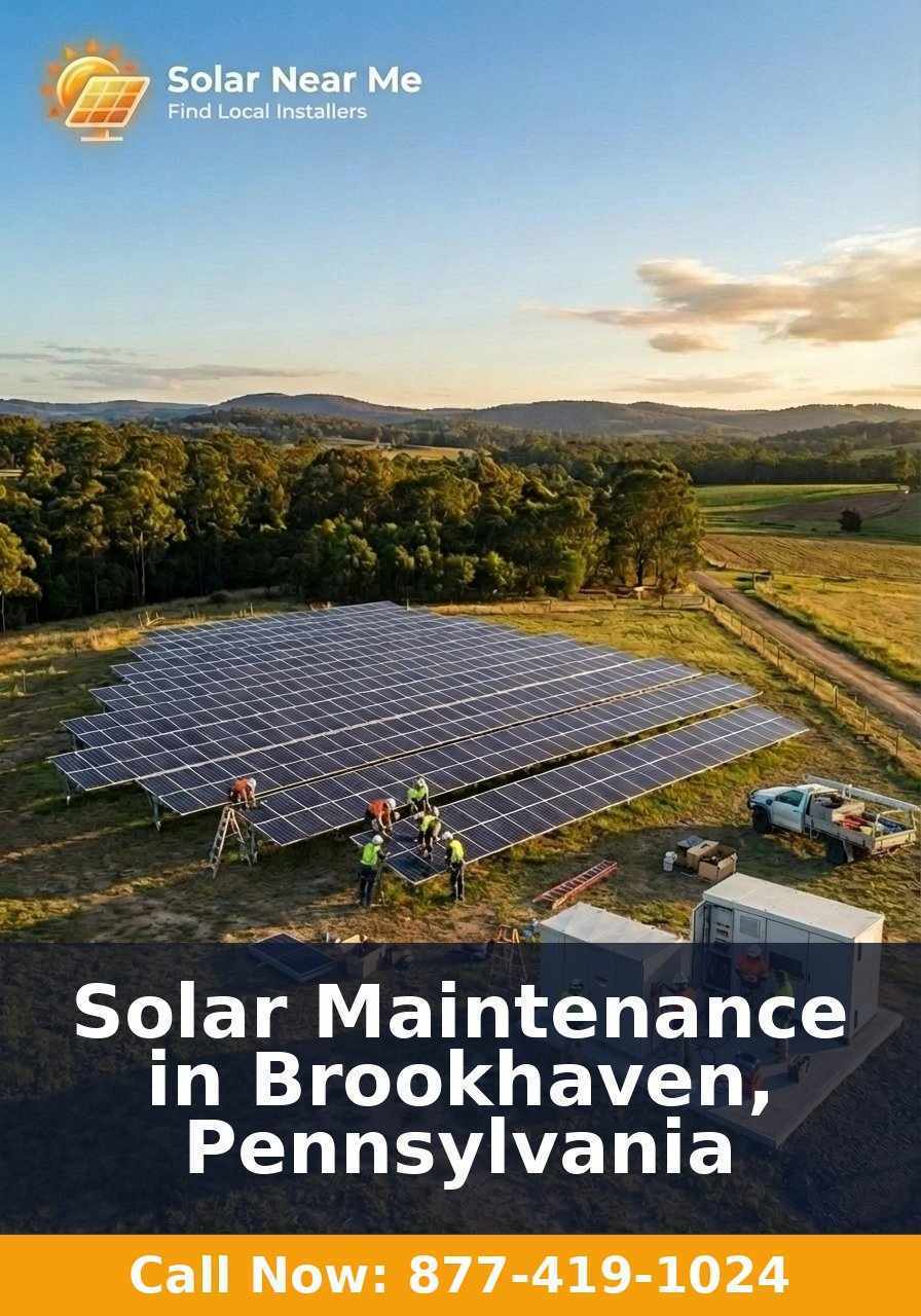 Solar Maintenance in Brookhaven, Pennsylvania