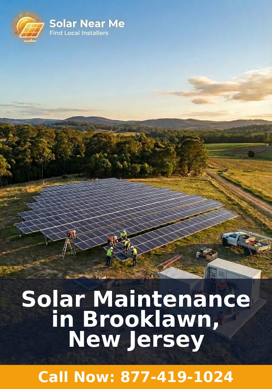 Solar Maintenance in Brooklawn, New Jersey