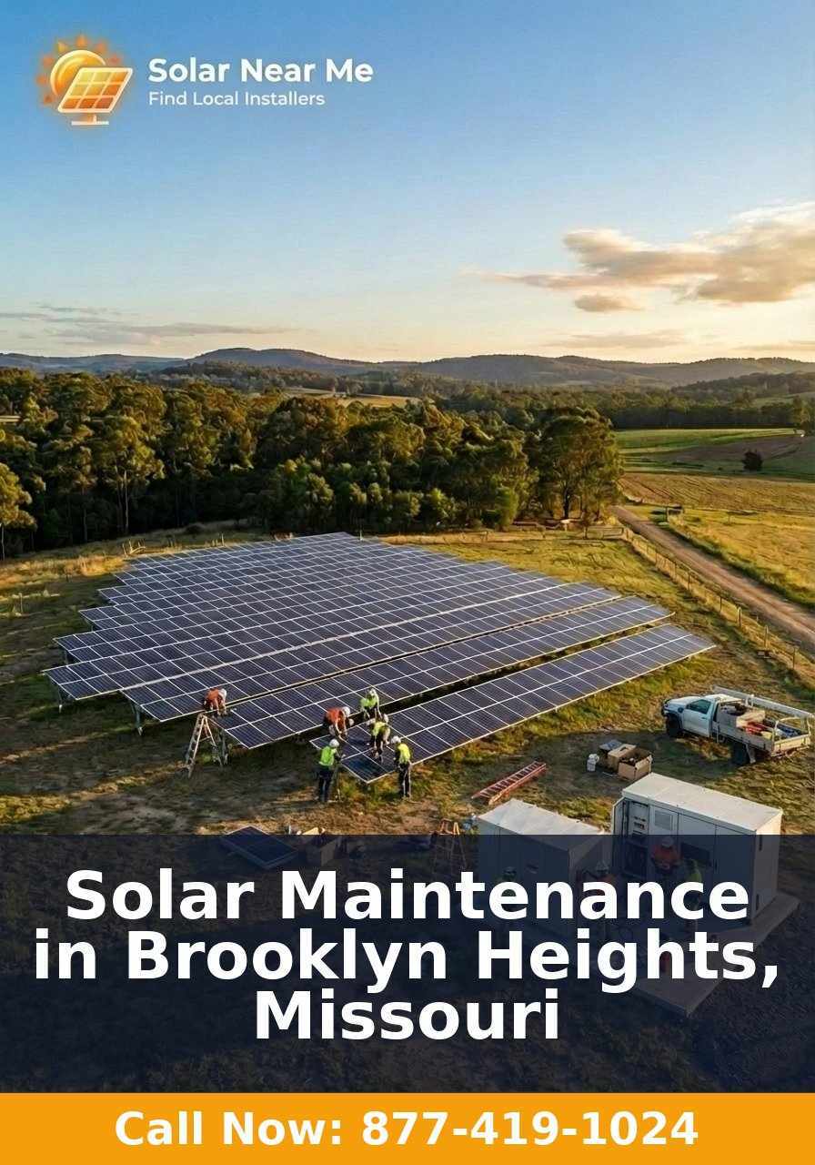 Solar Maintenance in Brooklyn Heights, Missouri