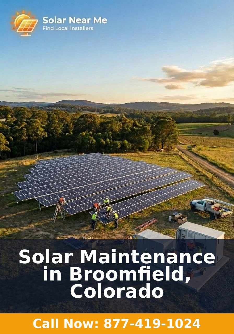 Solar Maintenance in Broomfield, Colorado
