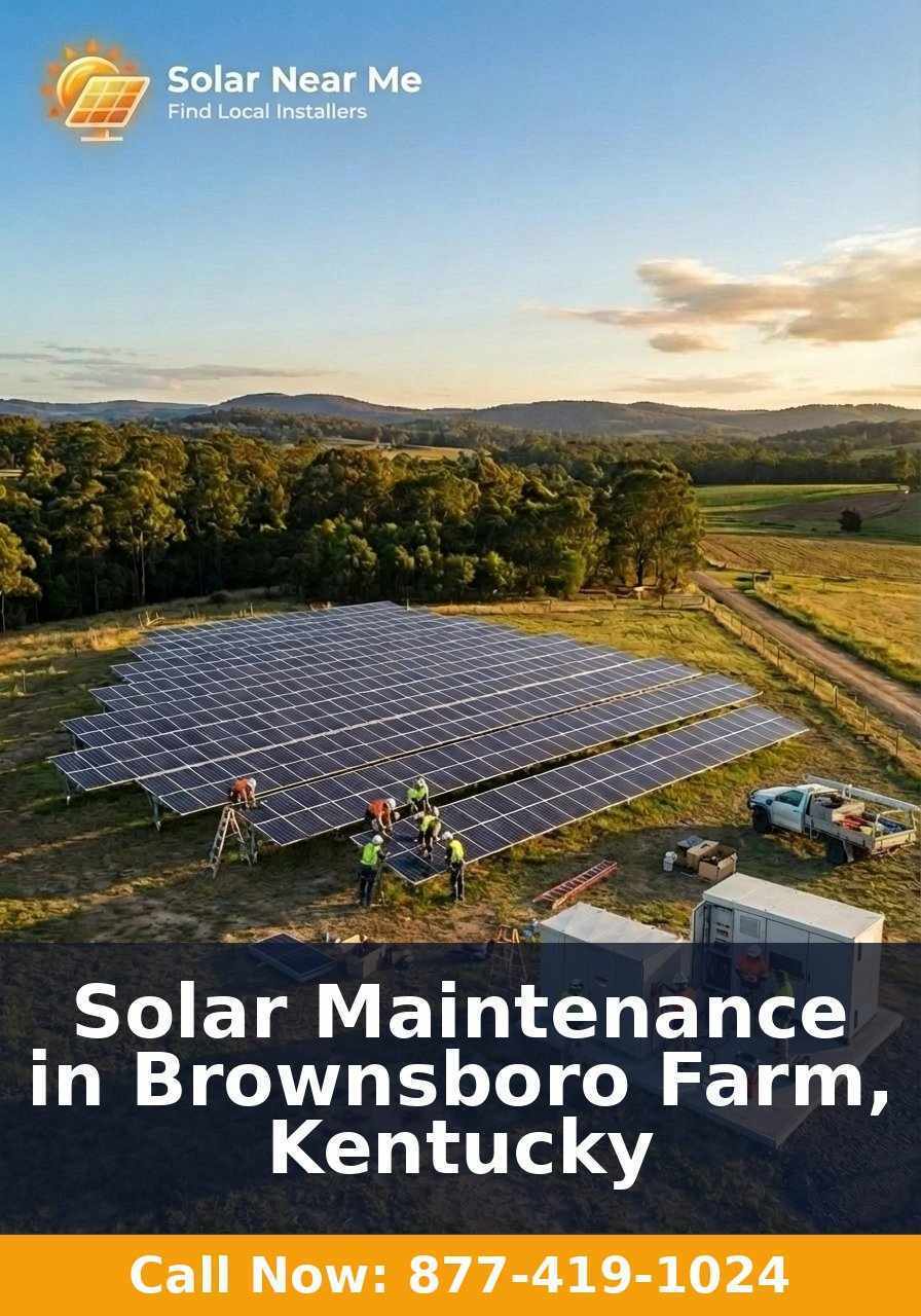 Solar Maintenance in Brownsboro Farm, Kentucky