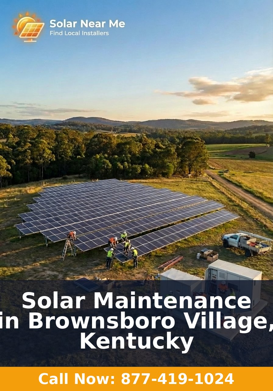 Solar Maintenance in Brownsboro Village, Kentucky