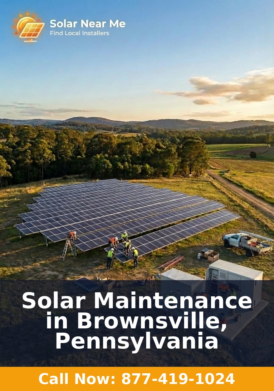Solar Maintenance in Brownsville, Pennsylvania