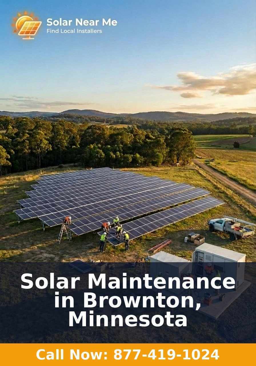 Solar Maintenance in Brownton, Minnesota