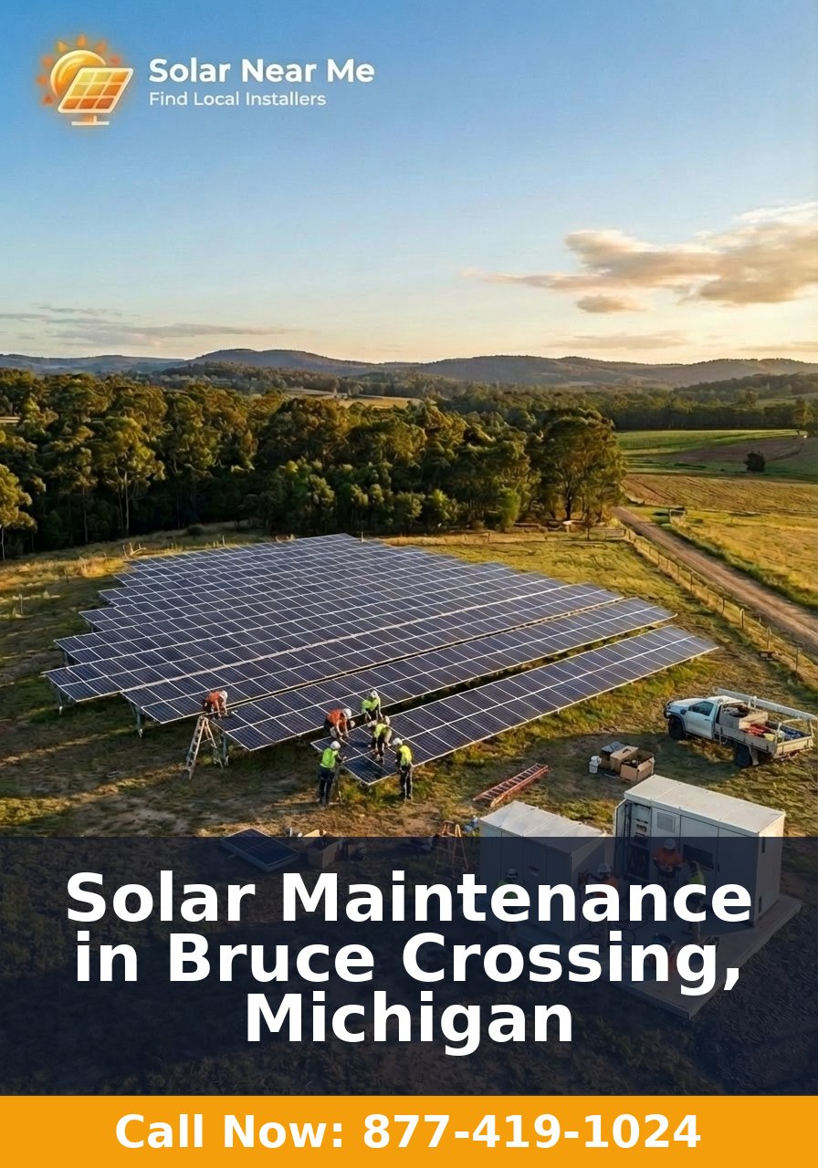 Solar Maintenance in Bruce Crossing, Michigan