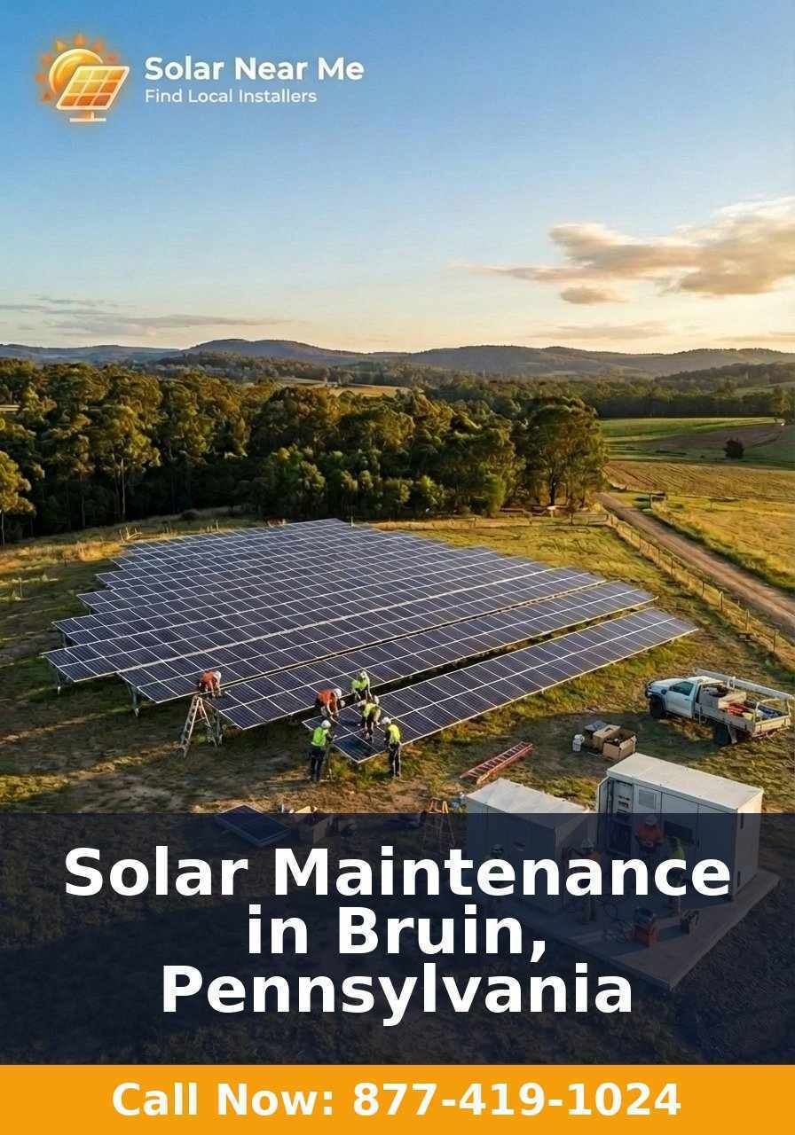 Solar Maintenance in Bruin, Pennsylvania
