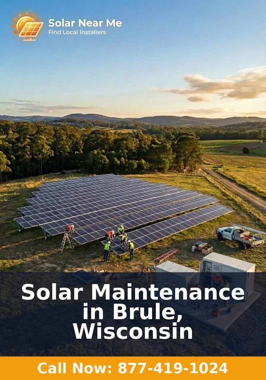 Solar Maintenance in Brule, Wisconsin