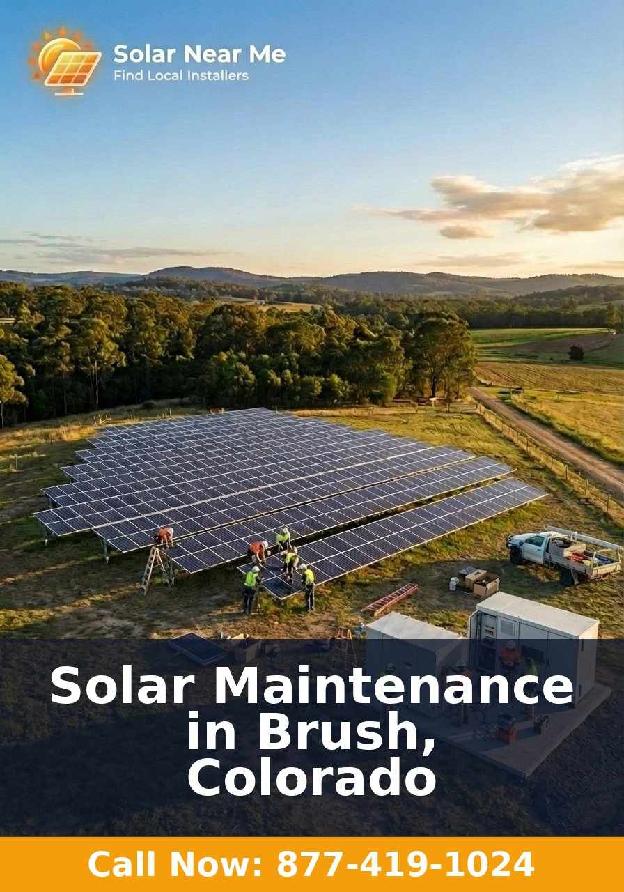 Solar Maintenance in Brush, Colorado
