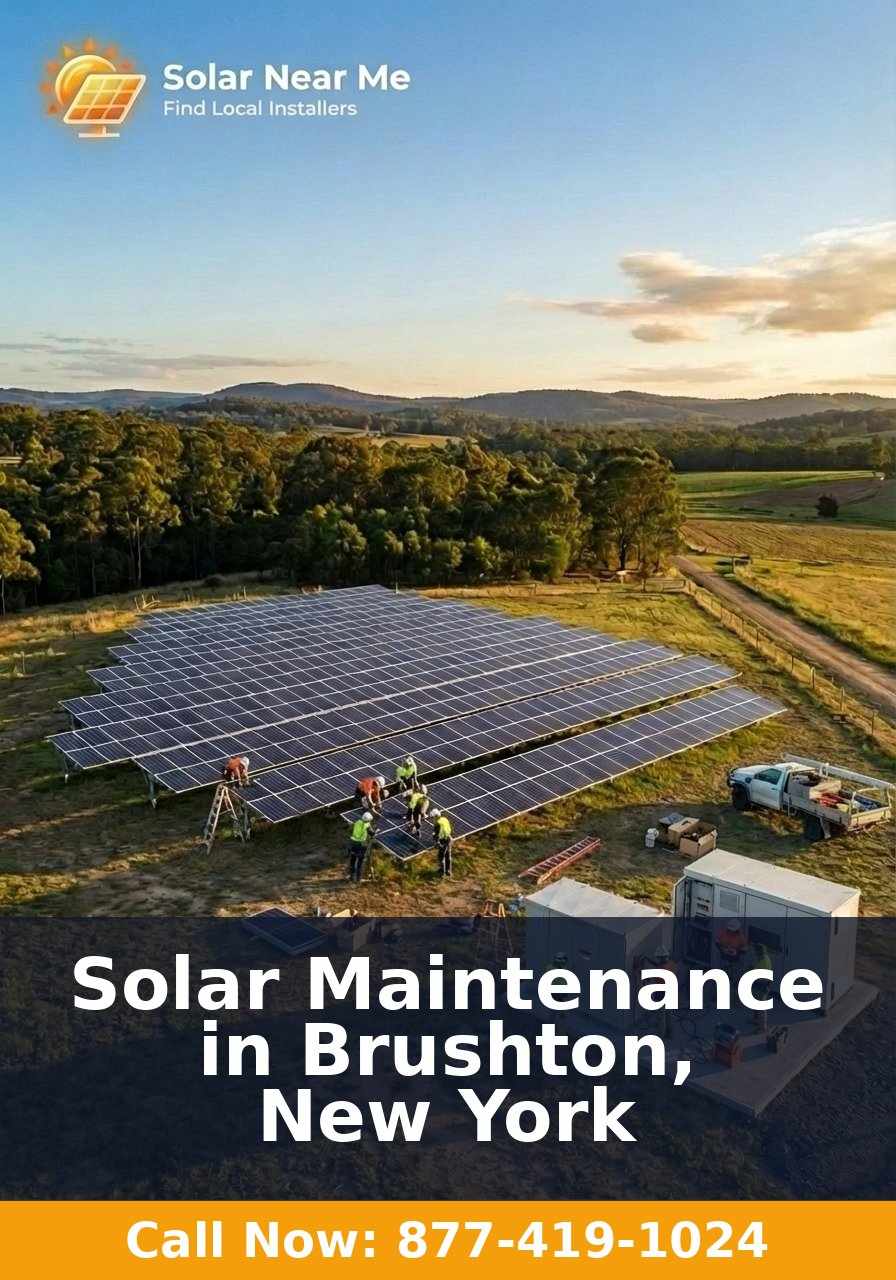Solar Maintenance in Brushton, New York
