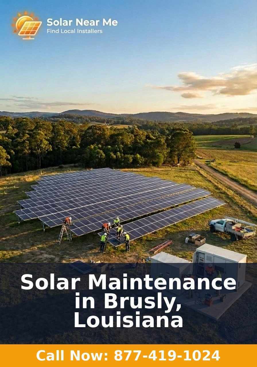 Solar Maintenance in Brusly, Louisiana