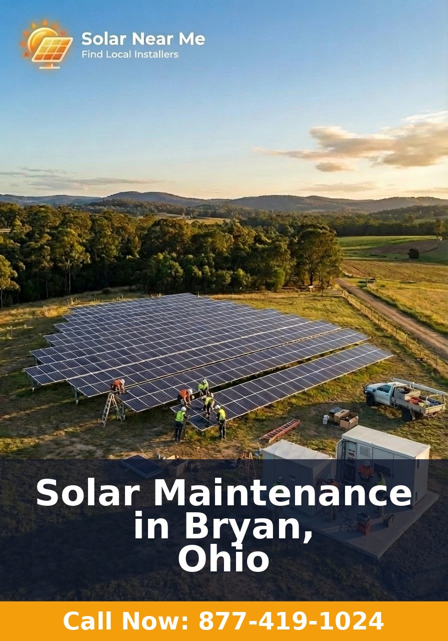 Solar Maintenance in Bryan, Ohio