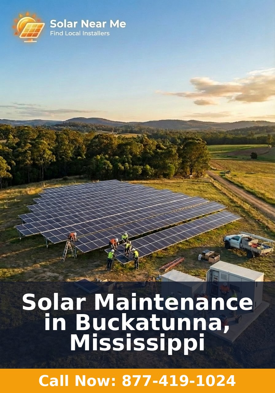 Solar Maintenance in Buckatunna, Mississippi