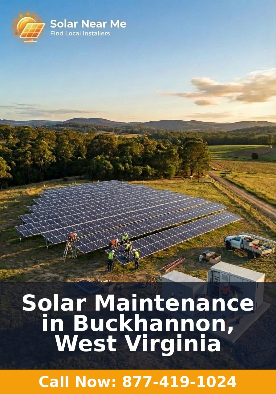 Solar Maintenance in Buckhannon, West Virginia