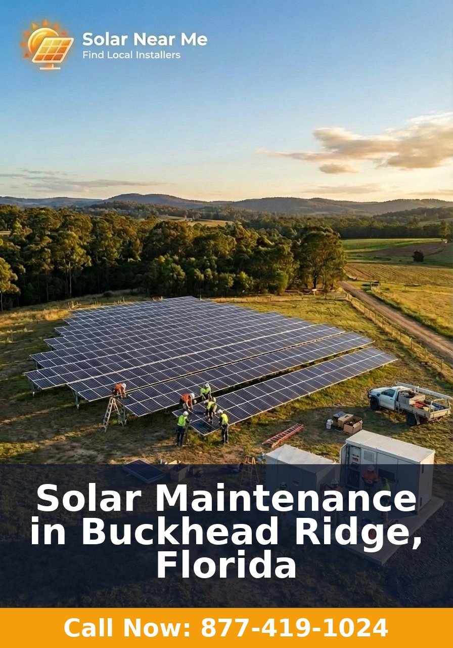 Solar Maintenance in Buckhead Ridge, Florida