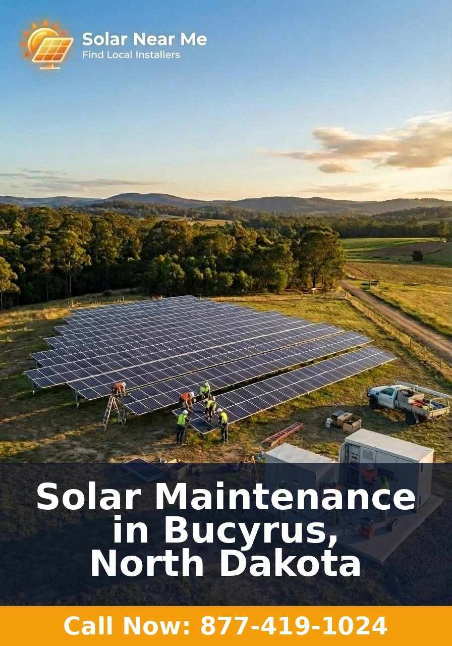 Solar Maintenance in Bucyrus, North Dakota