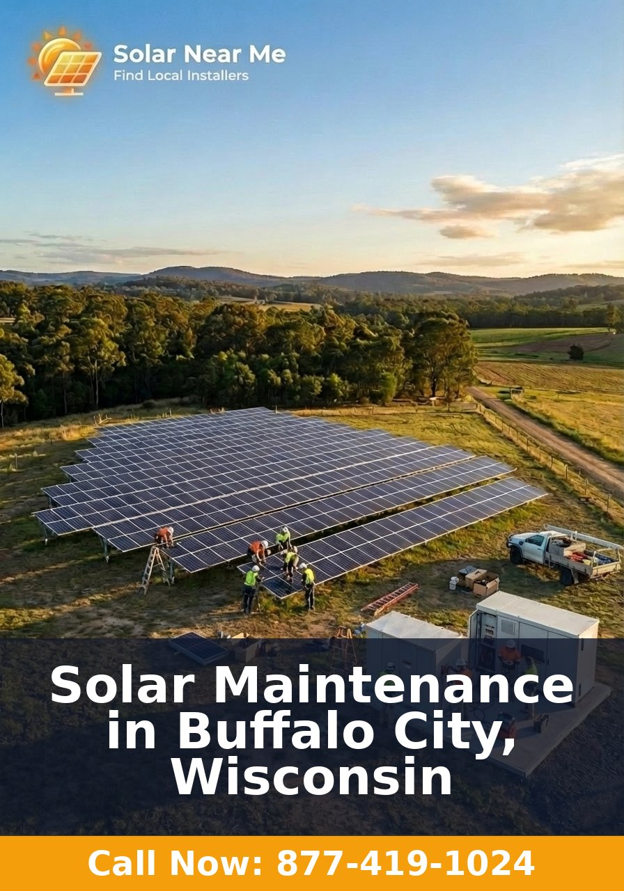Solar Maintenance in Buffalo City, Wisconsin
