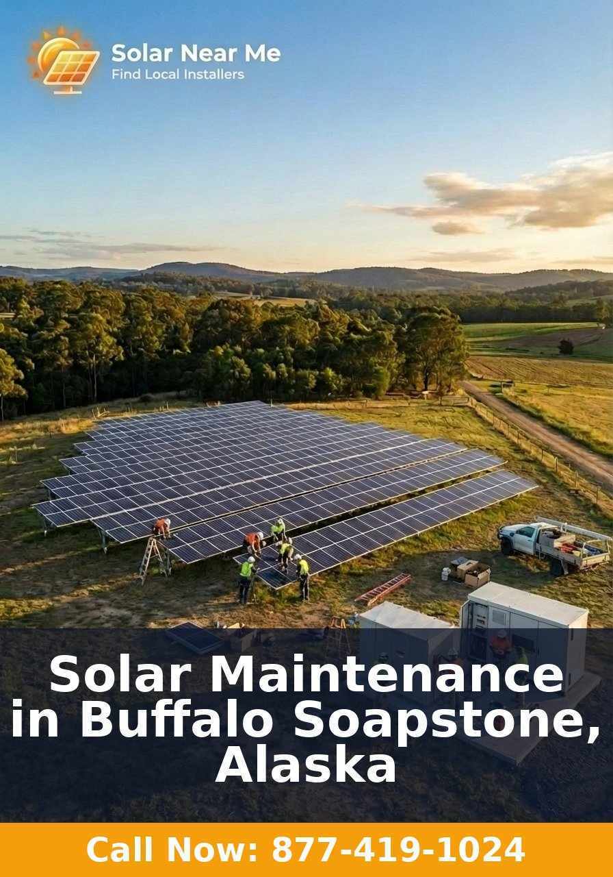 Solar Maintenance in Buffalo Soapstone, Alaska