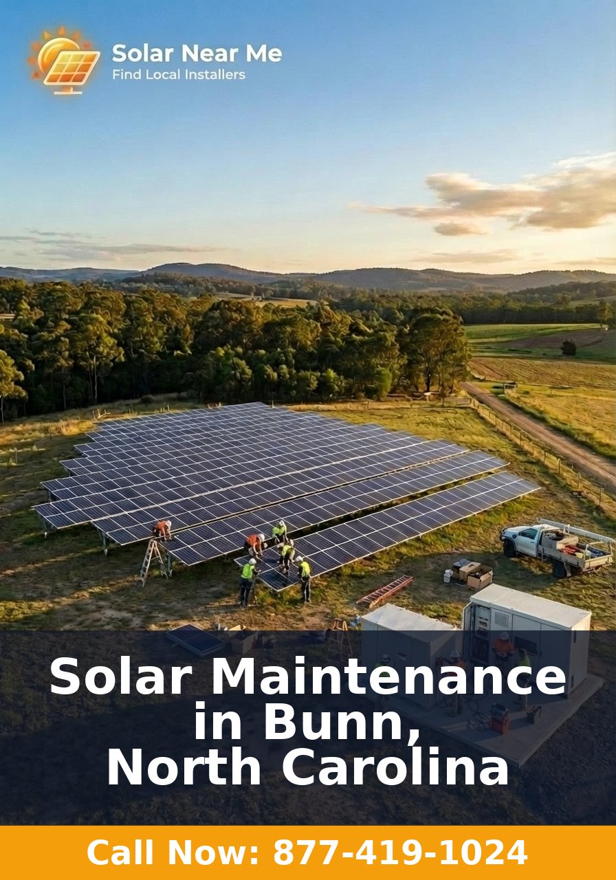 Solar Maintenance in Bunn, North Carolina