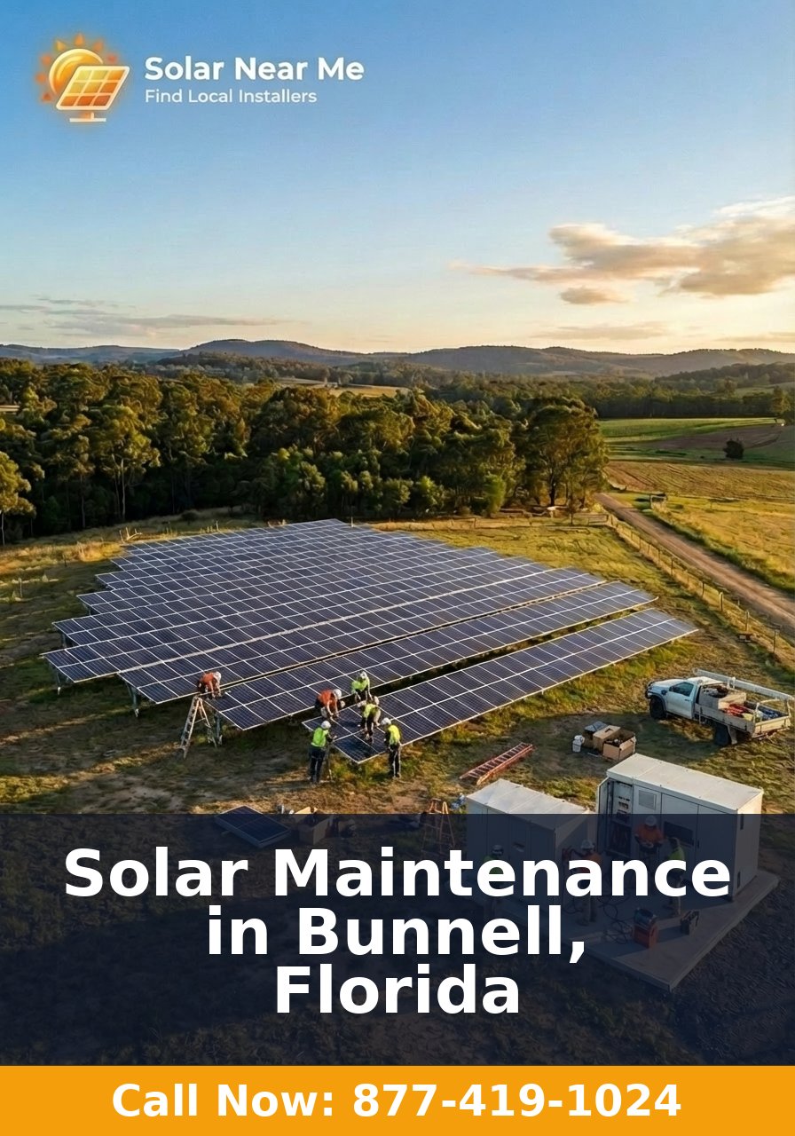 Solar Maintenance in Bunnell, Florida