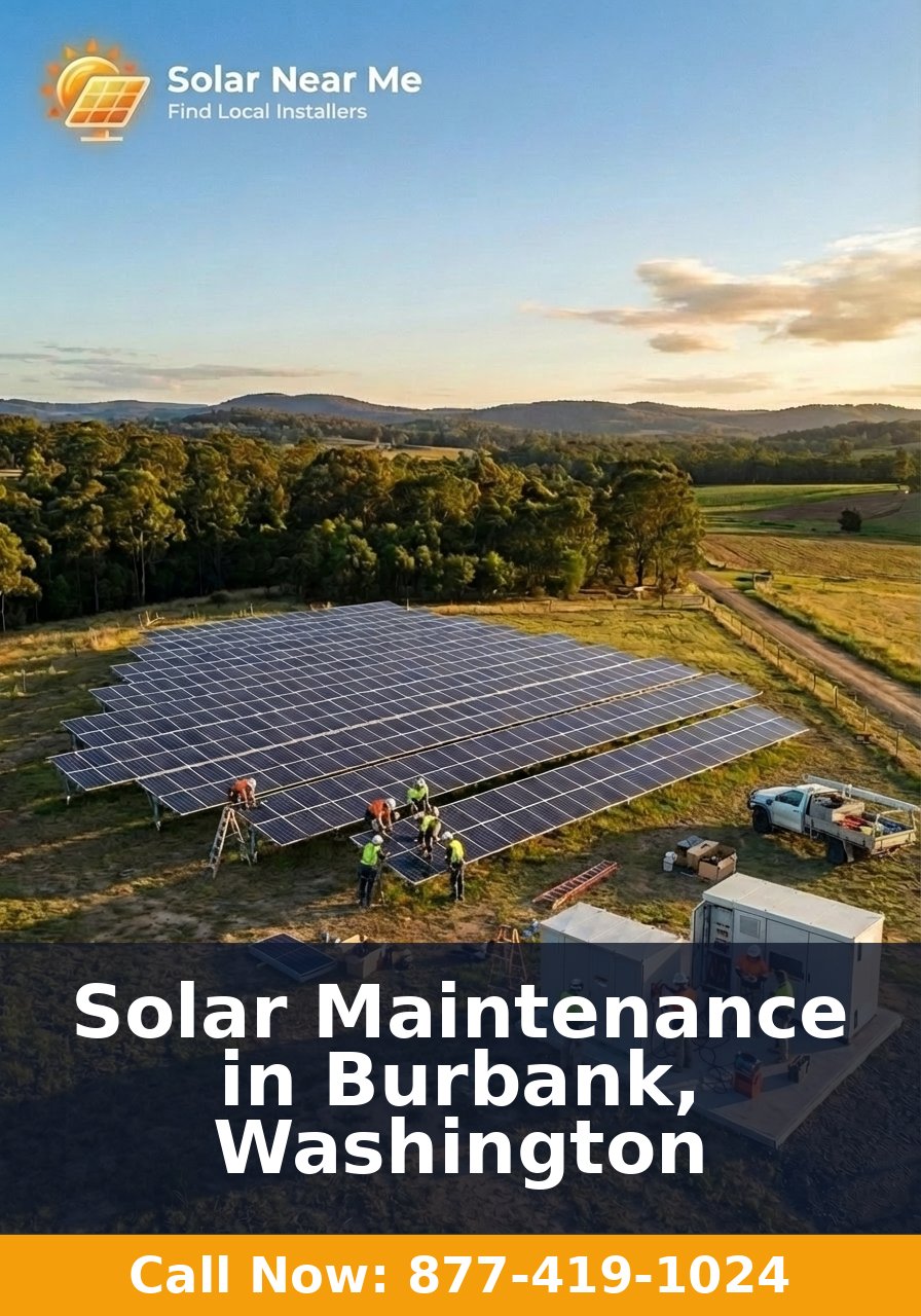 Solar Maintenance in Burbank, Washington
